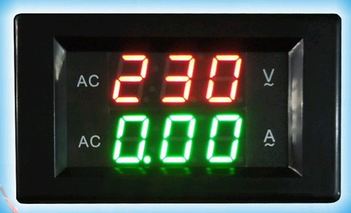 ดิจิตอลโวลต์และแอมมิเตอร์ แบบ AC  วัดได้ 500A ถึงไฟบ้าน 350V